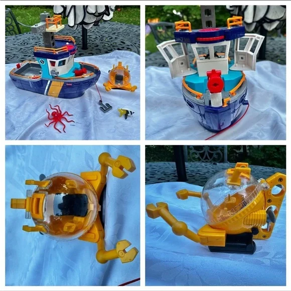 imaginext RESCUE boat COAST GUARD BOAT & Submarine DISCONTINUED - Picture 1 of 12